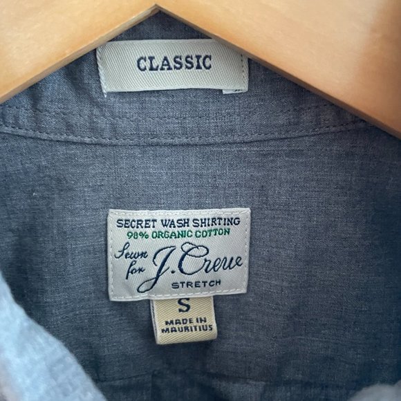 J. Crew End-on-End Button-down in gray - Picture 2 of 2